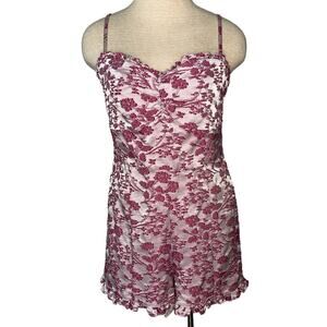 LIKELY Hyland Floral Pink Romper Women Size 10